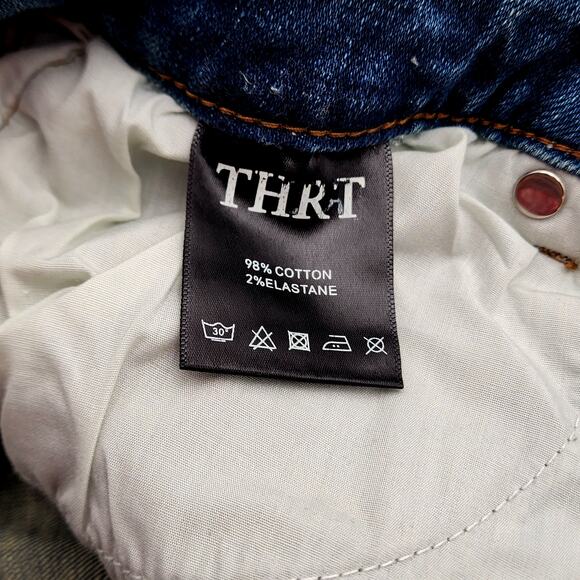 THRT DENIM-LUCAS-STRAIGHT LEG JEANS SIZE 40 - Picture 13 of 15